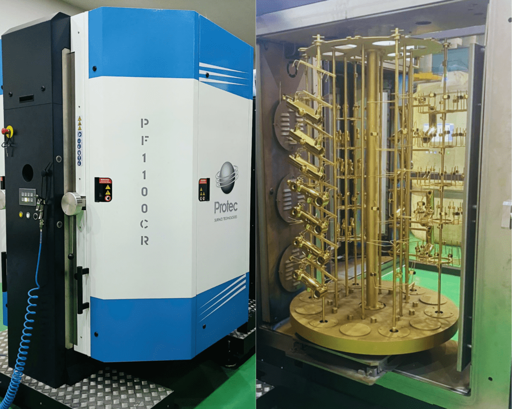 Hệ thống thiết bị phủ PVD nhập khẩu từ Ý bởi Viglacera