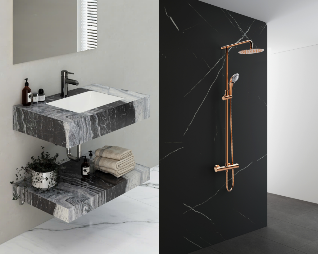 Sen vòi phủ PVD của Viglacera ứng dụng