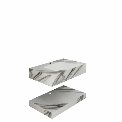 Chậu đặt bàn đá 2 tầng US6 - 9GP01